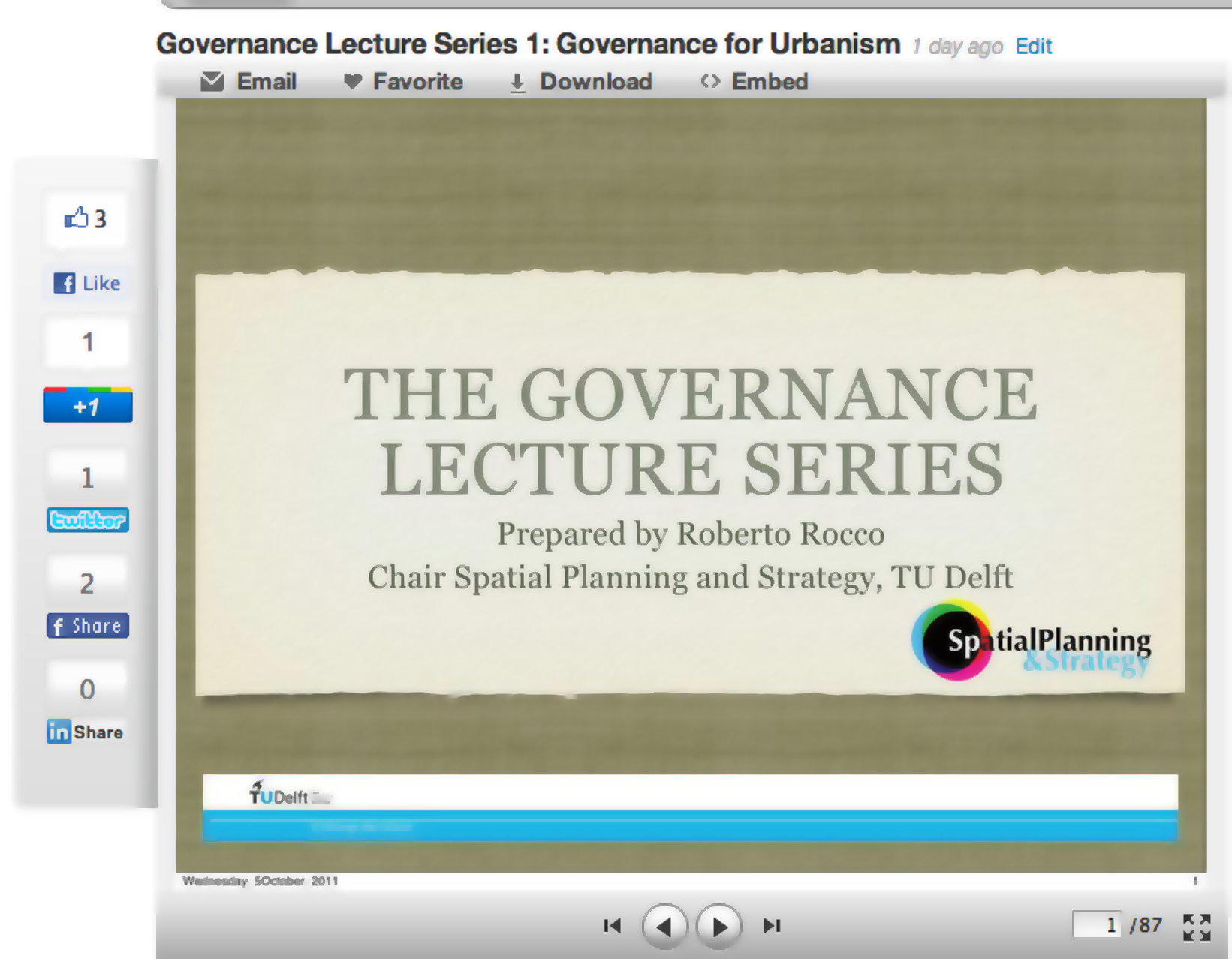 Governance Lectures: Property X Justice