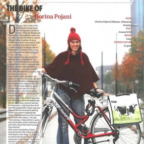 Dorina Pojani practices what she preaches: featured article on TU Delft Campus newspaper