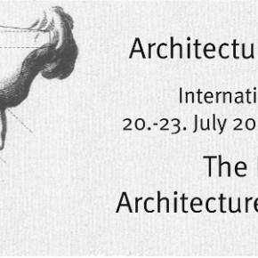"The Human in Architecture and Philosophy: Towards an Architectural Anthropology" 3rd International Conference of the International Society for the Philosophy of Architecture (ISPA) July 20 -23, 2016 - Department of Philosophy, University of Bamberg
