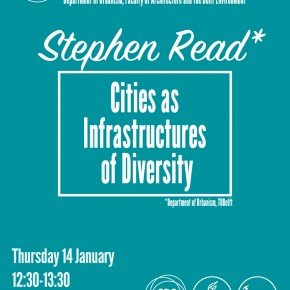 Stephen Read's "Cities as Infrastructures of Diversity": 14 JAN 12:30 BK