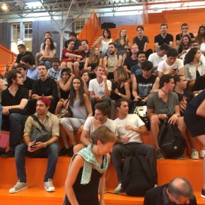 Students and teachers of L'École Spéciale d'Architecture de Paris visit TU Delft