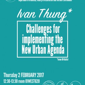 Ivan Thung: Challenges for Implementing the New Urban Agenda: THU 2 FEB 12h30