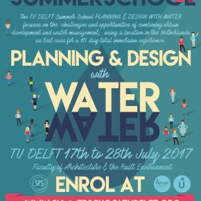 2017 Summer School 'Planning and Design with Water' applications now OPEN