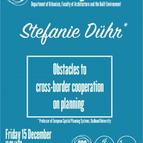 SPS Seminar 'Obstacles to cross-border cooperation on spatial planning': Stefanie Dühr, 15 December 2017, 13:00
