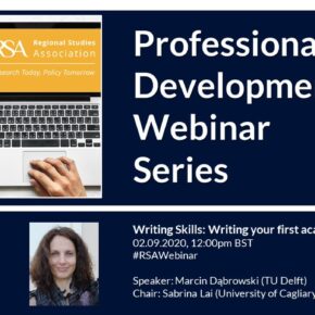 Writing your first academic article - RSA professional development webinar with Marcin Dąbrowski and Sarbina Lai